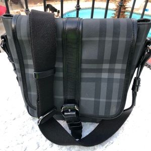 Establish 1856 black check Burberry crossbody bag
